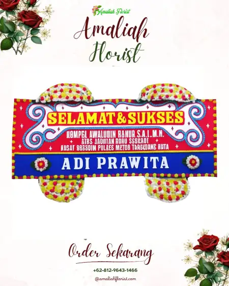 Papan Bunga Ucapan Selamat Salembaran Jati